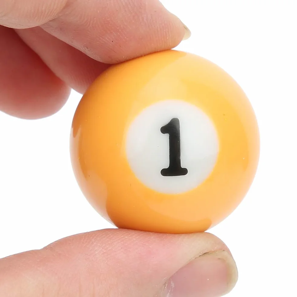 Zerodis Bola De Billar Resina 16 Pcs 32 Mm Numeradas Blanca Juego De Billar