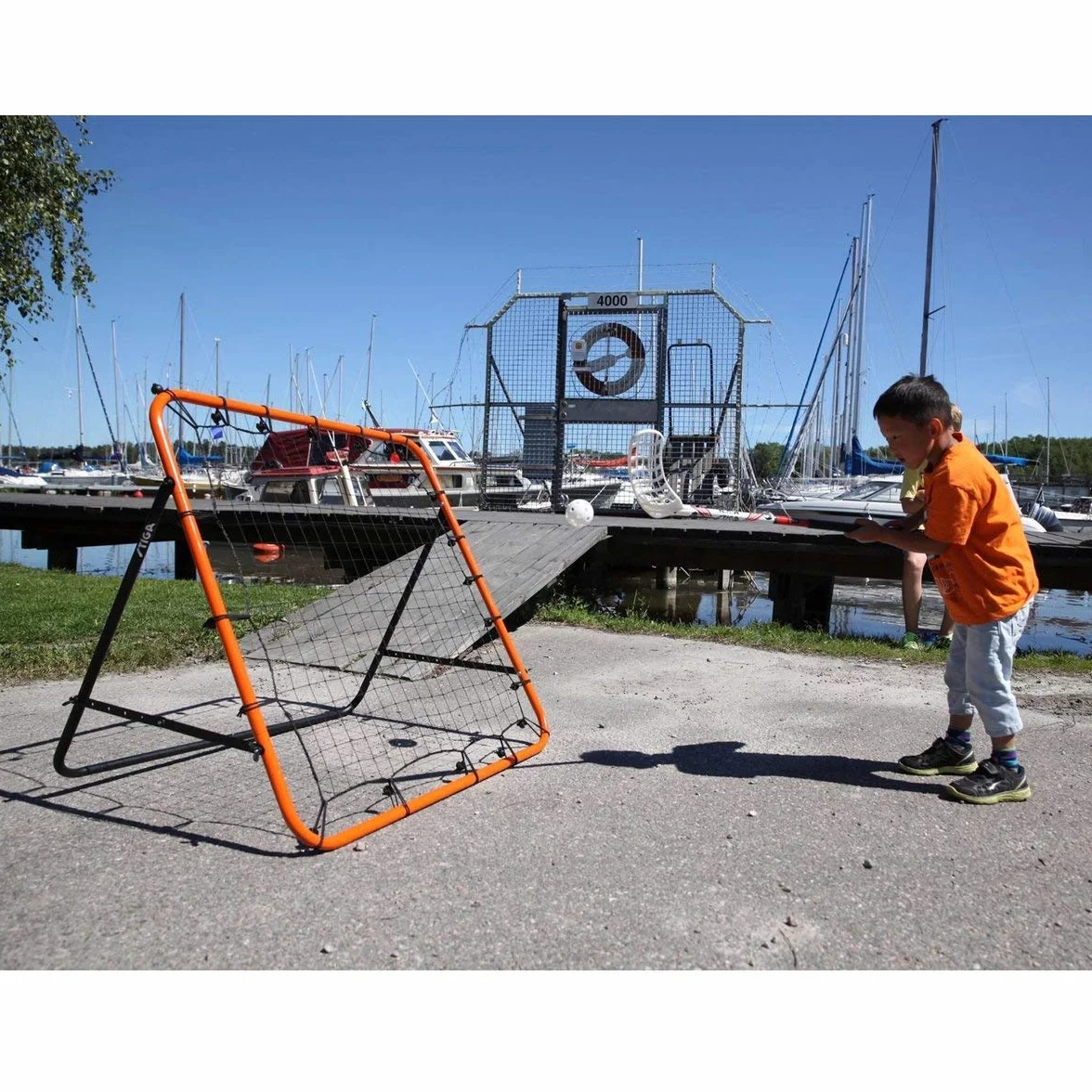 STIGA Rebounder Kicker Reboteador, Portería de Fútbol, Red de Pared de Rebote para Entrenamiento