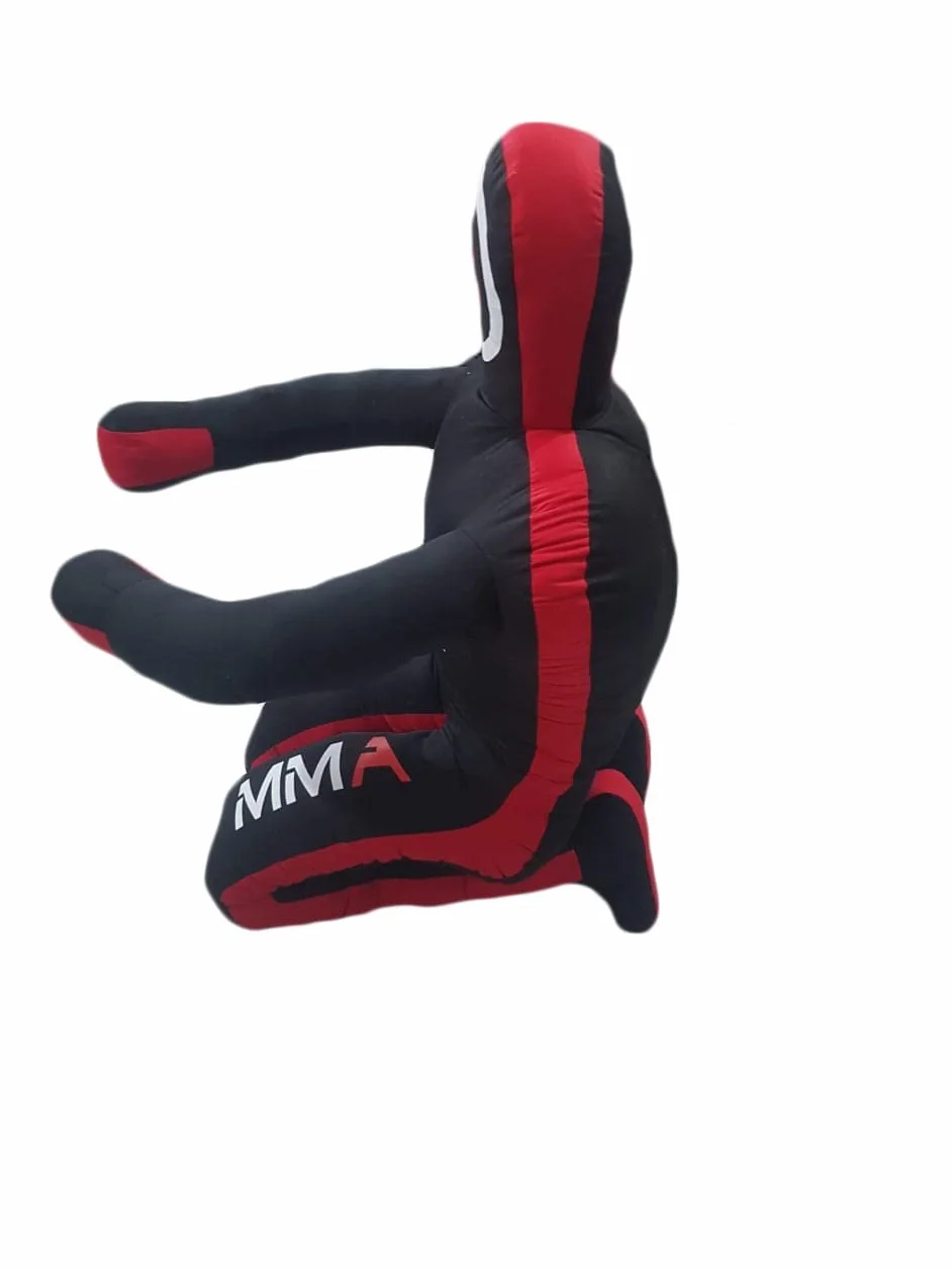 Saco de boxeo de agarre para artes marciales mixtas, BJJ, posición sentada