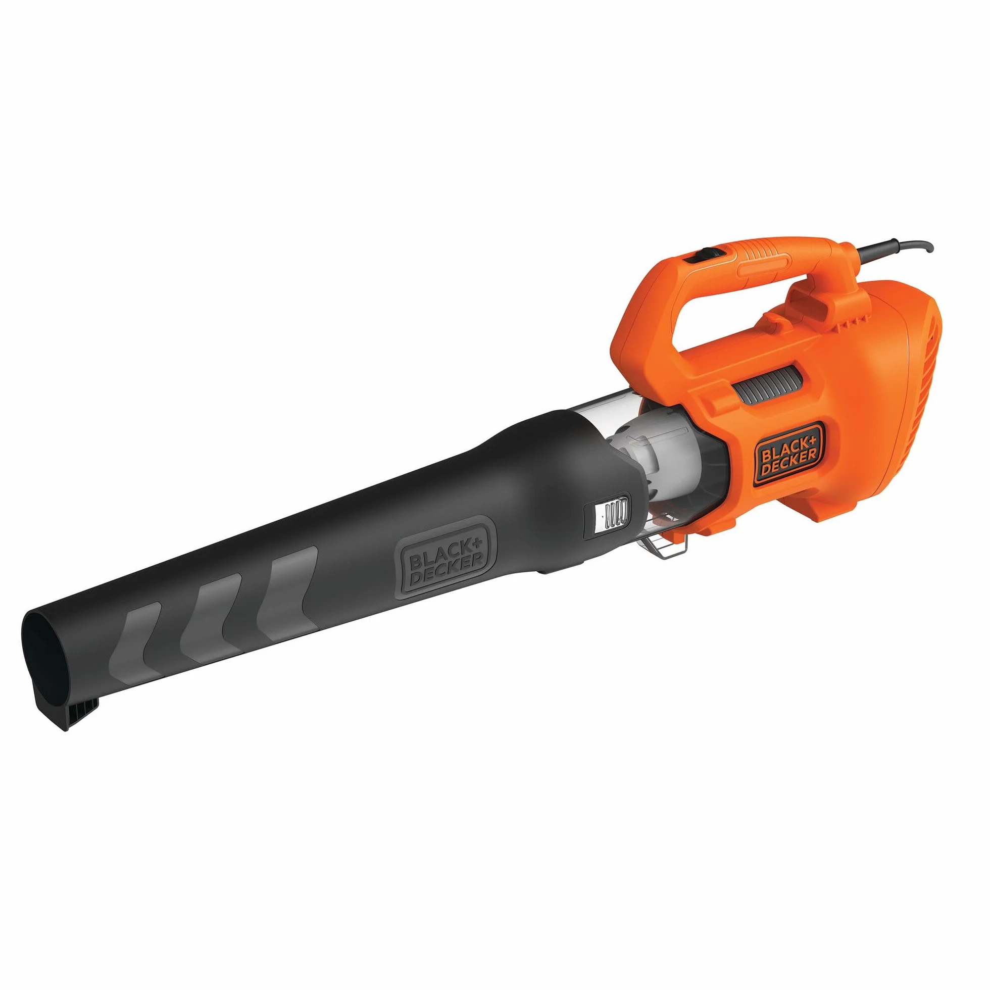 BLACK+DECKER Soplador de Hojas Axial 1.850W, Velocidad de Soplado 225 km/h, Volumen de Soplado 12.5 m³/min, Ventilador Axial Diseño Ligero y Compacto, BEBL185-QS