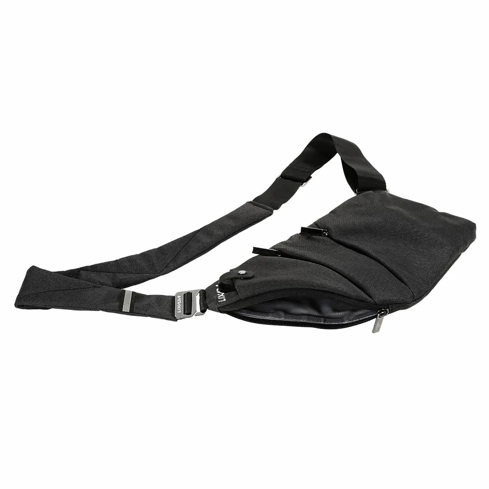 LIXADA Bolsa de Pecho Sling Backpack Cross Body Bag Anti-Robo Seguridad para Hombres Mujeres