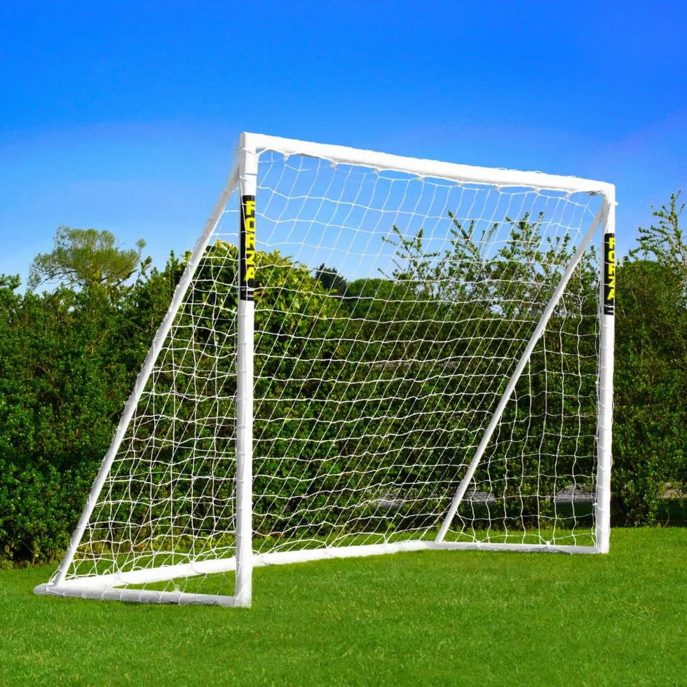FORZA Porterías de Fútbol uPVC Resistentes a la Intemperie 9 Tamaños