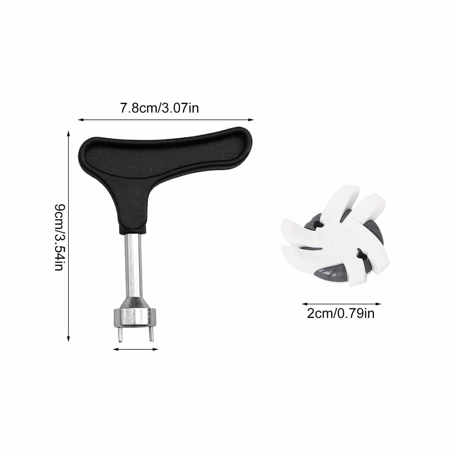 Clavos para zapatos de golf antideslizantes 12 piezas