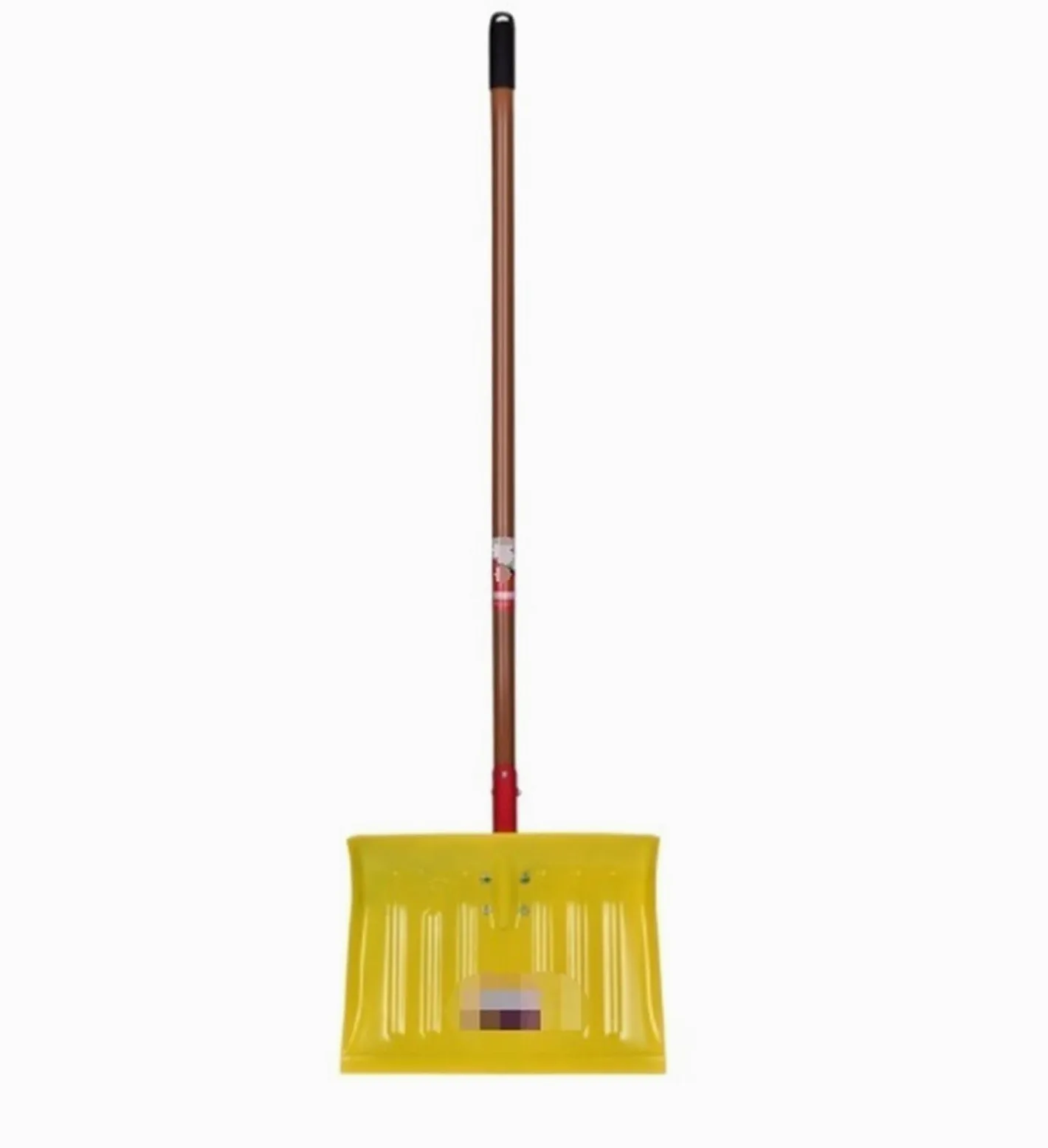 Pala De Nieve para Coche Pala De Nieve Cuadrada con Cabezal Amarillo For Quitar La Nieve Y Barrer La Nieve En El Exterior del Hogar para Actividades Al Aire Libre(144cm)