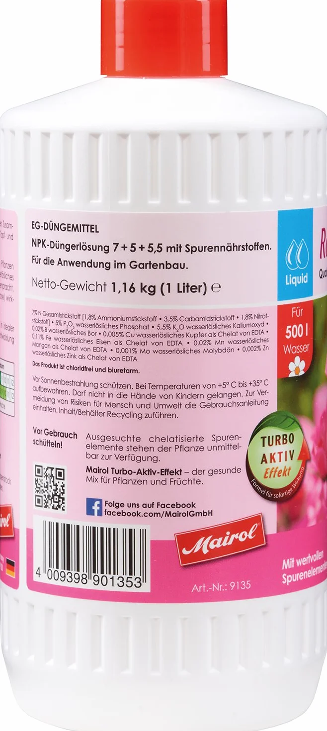Rosen-Dünger Liquid, Rosenzauber | 1.000 ml