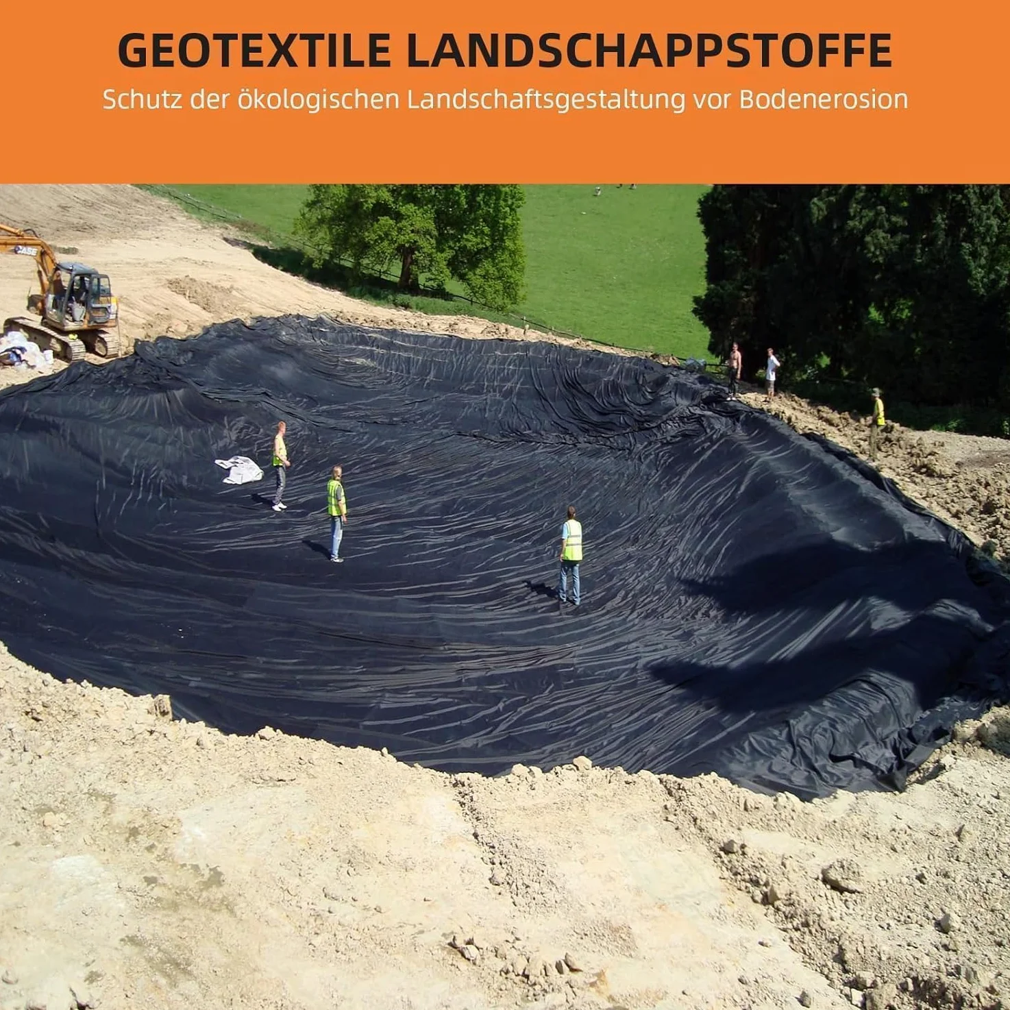 Garvee Malla Geotextil No Tejida 0.915 x 91.44m, Tela Anti Hierbas de 170g/m² de Alta Resistencia para Paisajismo, Drenaje y Estabilización de Suelos en Caminos y Jardines, Color Negro Profesional