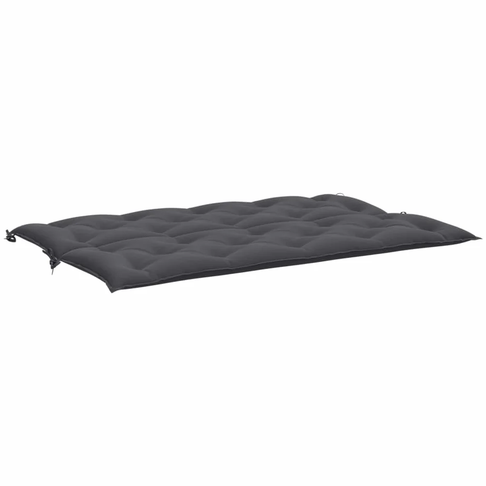 vidaXL Cojín para balancín de tela gris antracita 150 cm