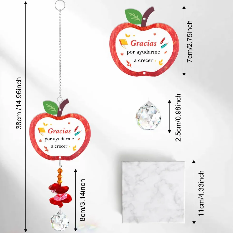 Regalo para Profesora Atrapasoles Regalo Profe Maestra Cumpleaños Regalos Profesora Primaria Guarderia Ideas Regalos Profesor de Infantil Originales Fin de Curso Navidad Reyes San Valentín