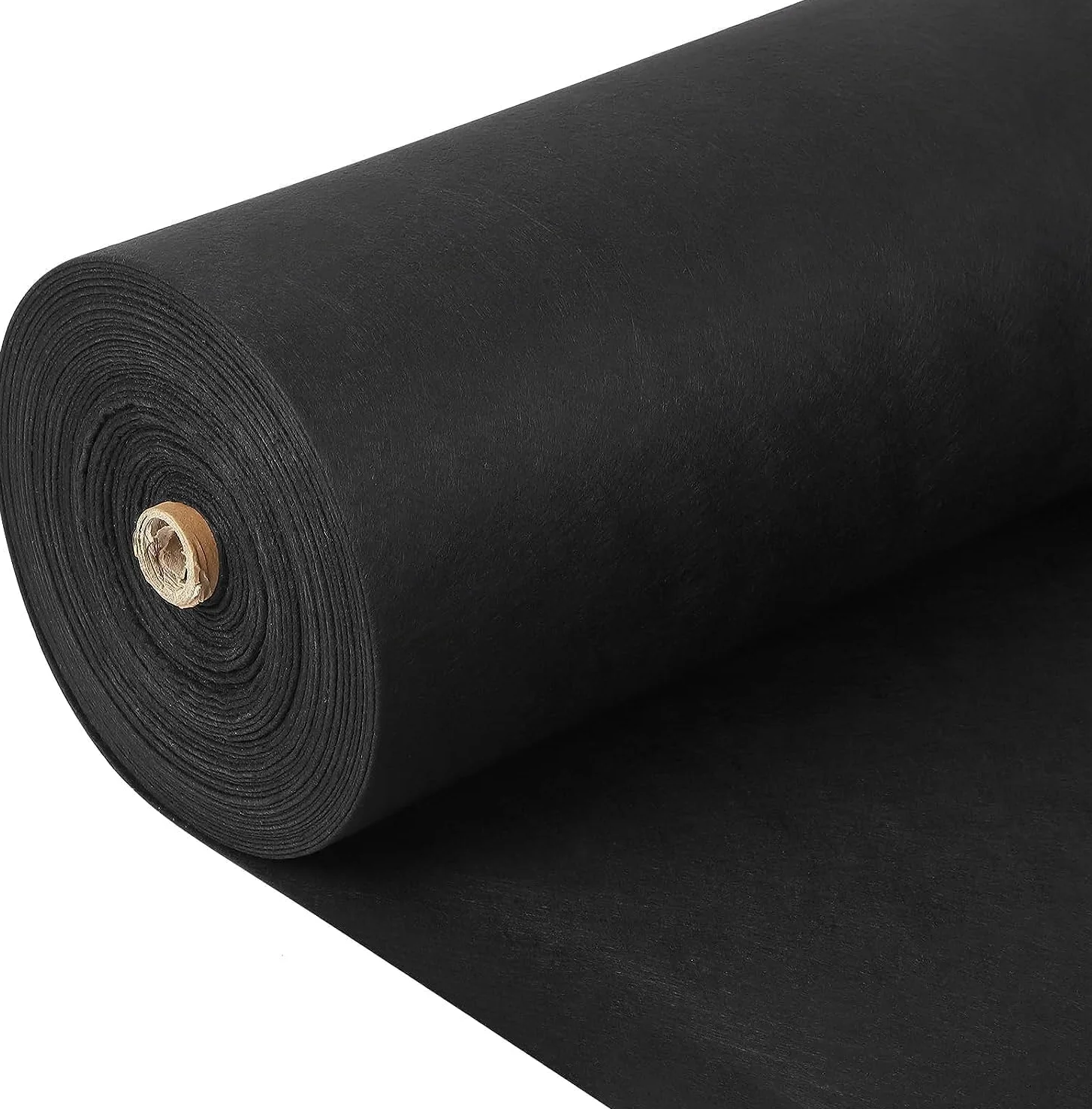 Garvee Malla Geotextil No Tejida 0.915 x 91.44m, Tela Anti Hierbas de 170g/m² de Alta Resistencia para Paisajismo, Drenaje y Estabilización de Suelos en Caminos y Jardines, Color Negro Profesional