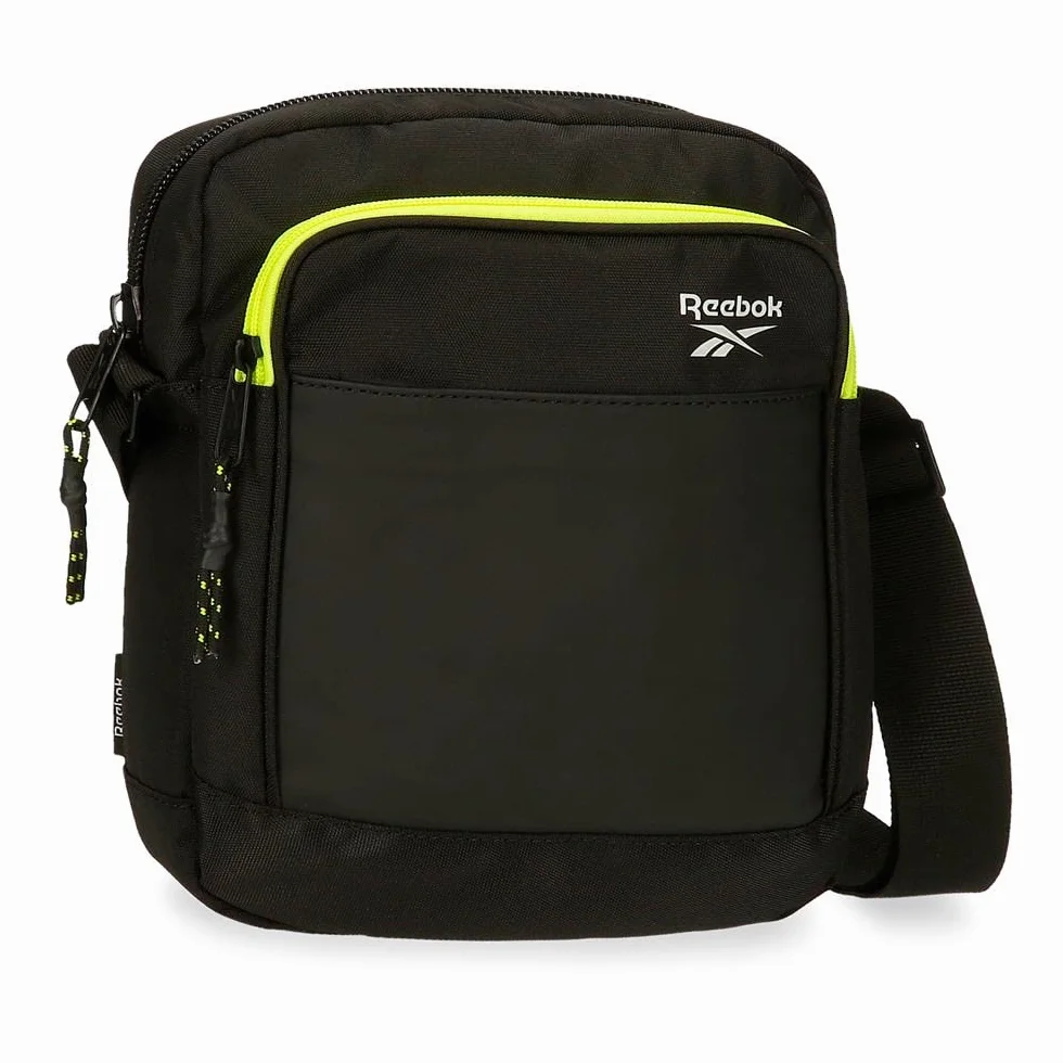 Reebok Hamilton Bandolera Grande Negro 17x22x8 cm Poliéster