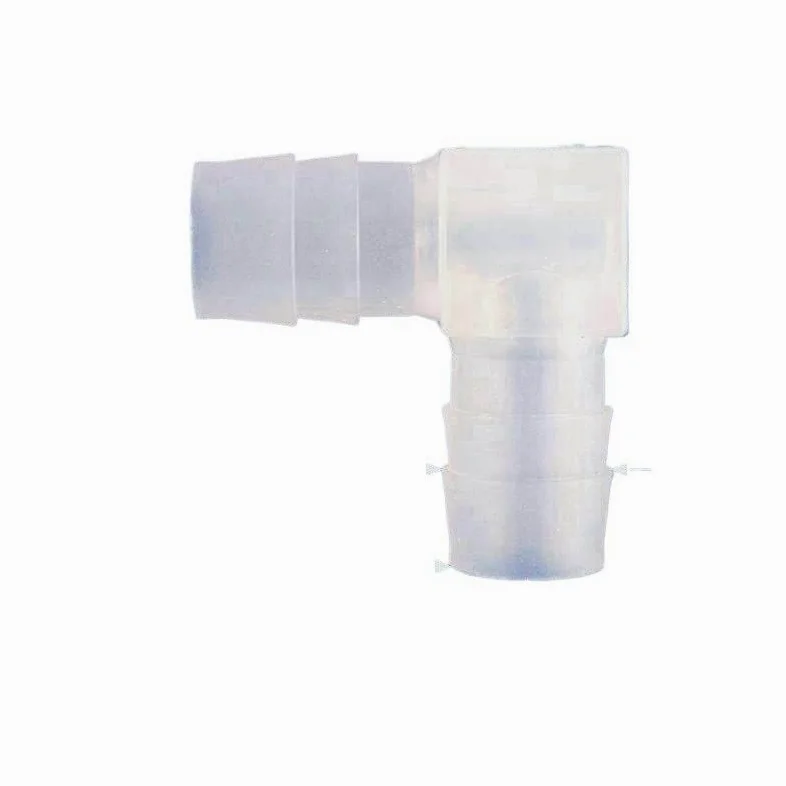 5 ~ 200 piezas de 4 ~ 20 mm de grado alimenticio PP codo pecera tubo junta jardín agua bomba aire manguera (20-20 codos, 200 piezas)