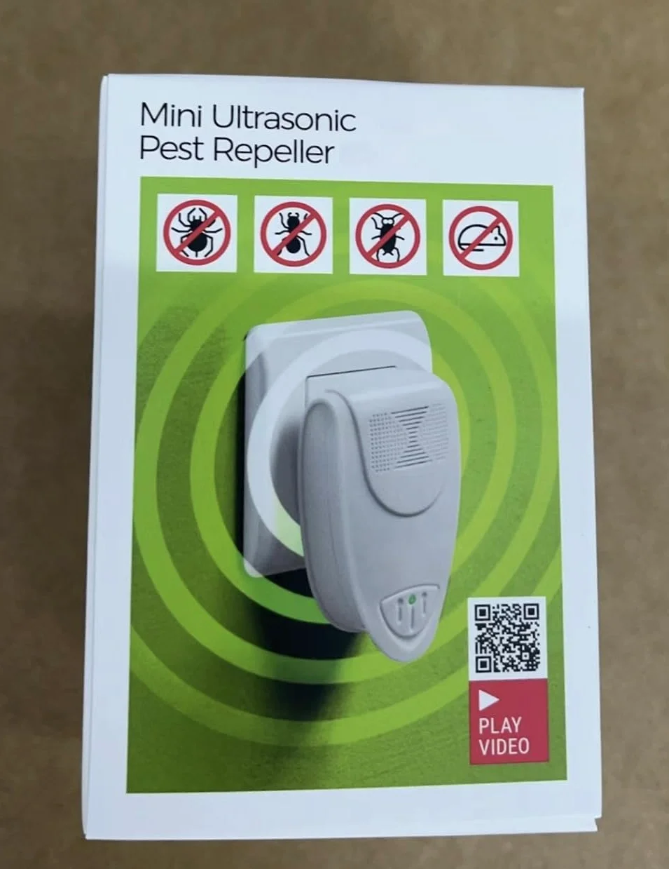 Juego de 2 enchufes ultrasónicos antidañinos – repelente ultrasónico de ondas electromagnéticas antiratones arañas cucarachas moscas pulgas parásitas – dañinas eléctricas naturales – electrónica