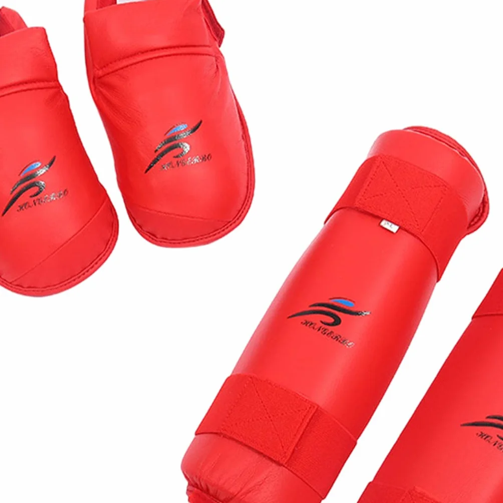 Amagogo Espinilleras de Boxeo, Protección de Pierna para Kickboxing, Tobilleras de Karate Thai