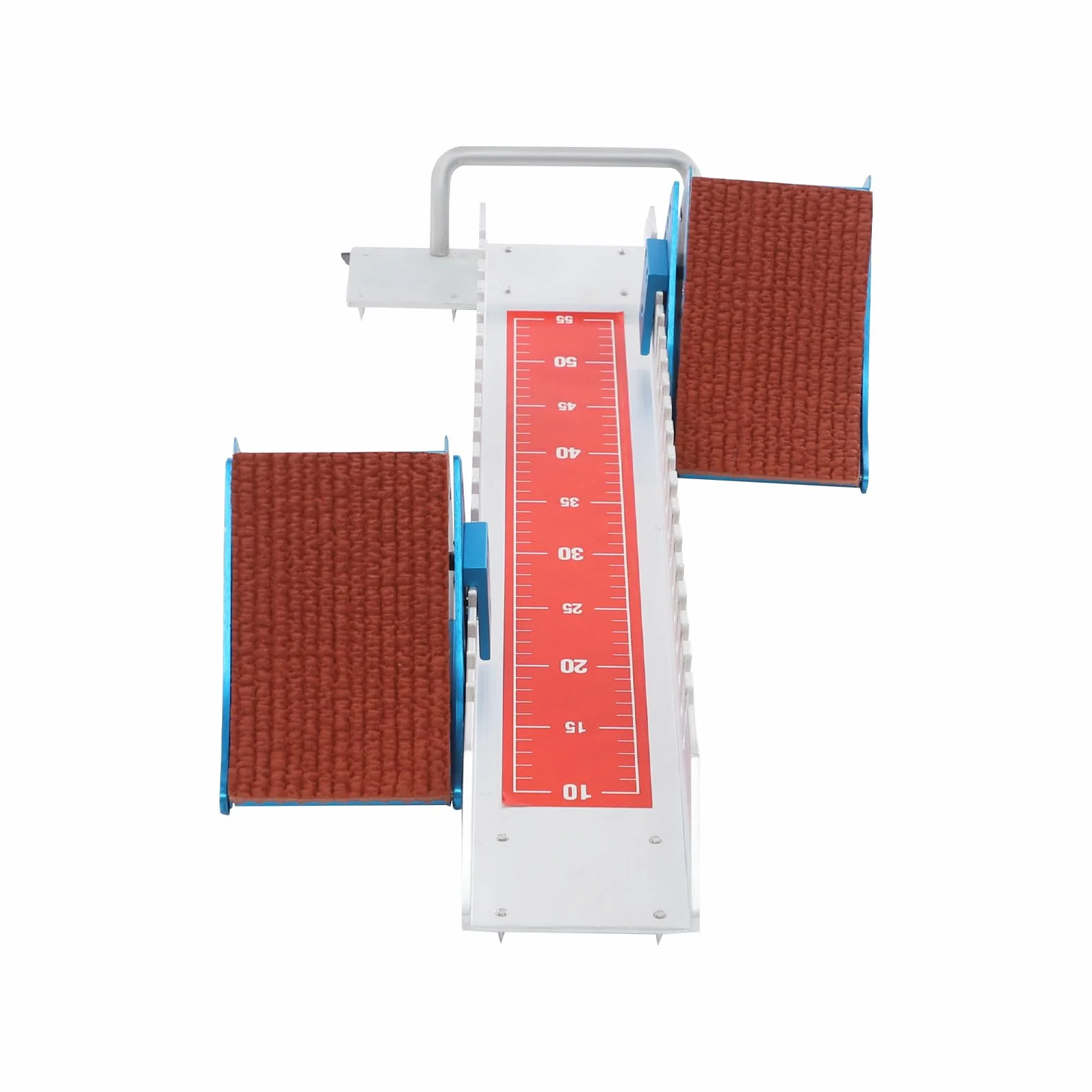Bloque de arranque para atletismo, 6 niveles, pedales ajustables, 10 cm de ancho, con asa