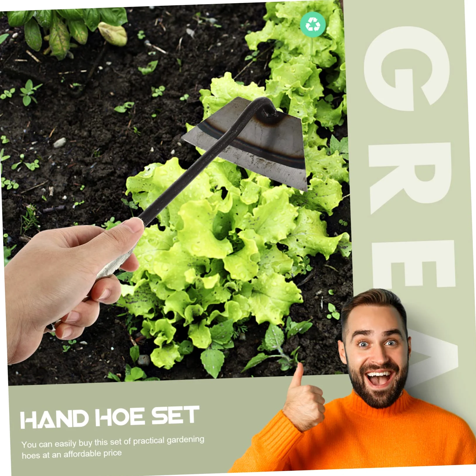 BESPORTBLE 2 Piezas De Azadas Pequeñas Herramienta De Excavación Manual Azadas De Cultivo Azadas De Mano Azadas De Jardinería Azadas De Mano Agrícolas Suministros De Jardinería