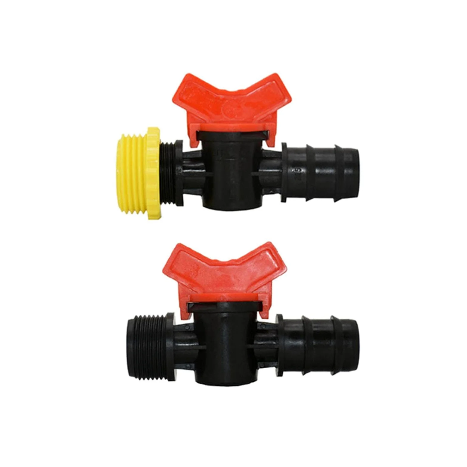 Accesorios para tuberías de riego, Accesorios de riego por Goteo Latón 3/4-1 Pulgadas DN20 Conector Grifo jardín 20 Piezas
