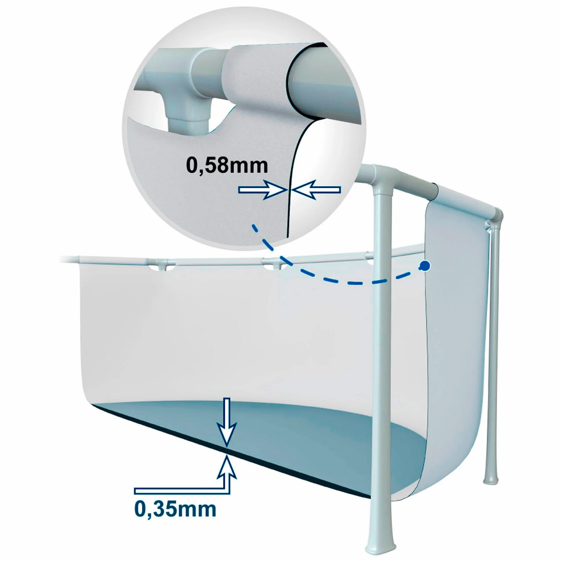Intex - Piscina Desmontable, Gris, D457x107 cm, Capacidad para 14.614 litros, Escalera, Tapiz, Cobertor, Estructura metálica, Montaje 45 Minutos, Conexiones Ø32 mm (56084)