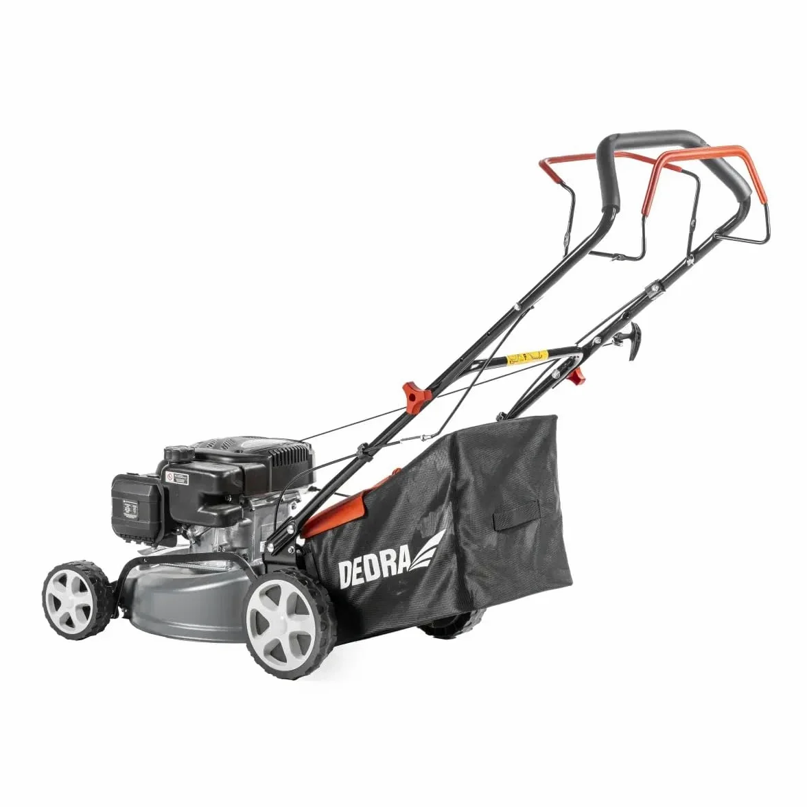 Cortacésped de Gasolina con accionamiento de 2,4 kW Garden DEDRA, Motor Loncina 139 CM, Ancho de Corte de 43 cm, Ajuste de Altura de Corte Central 25-75 mm (6 Niveles)