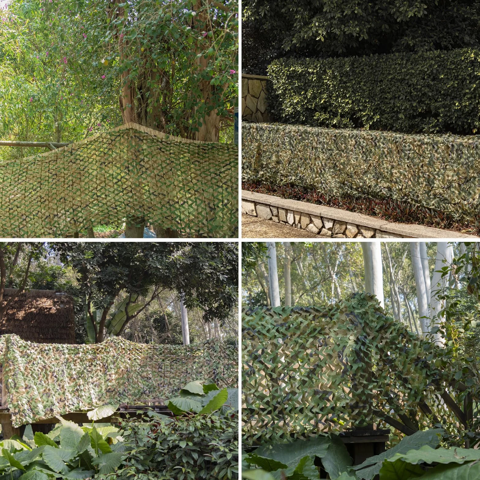 LOOGU Red de Camuflaje para Caza, Persianas de Camuflaje Ideales para Sombrillas de Camping