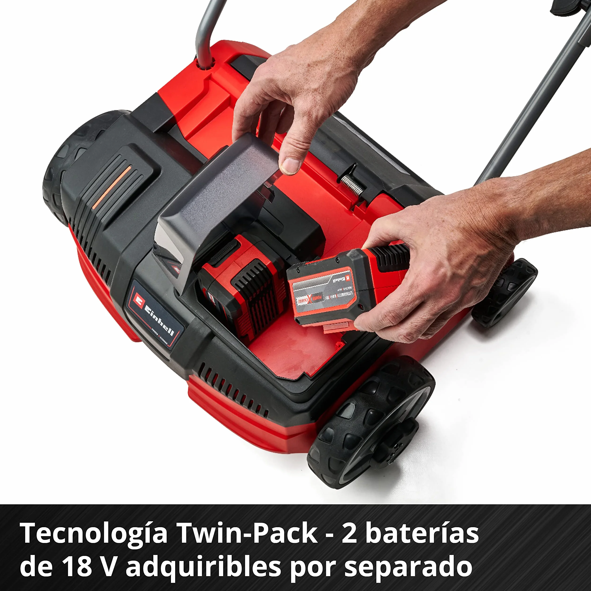 Einhell Escarificador/aireador inalámbrico - GC-SC 36/31 Li PXC. Combinada 3 en 1, motor de bobinado en serie, unidad de corte con rodamiento de bolas, suministrada sin batería y cargador