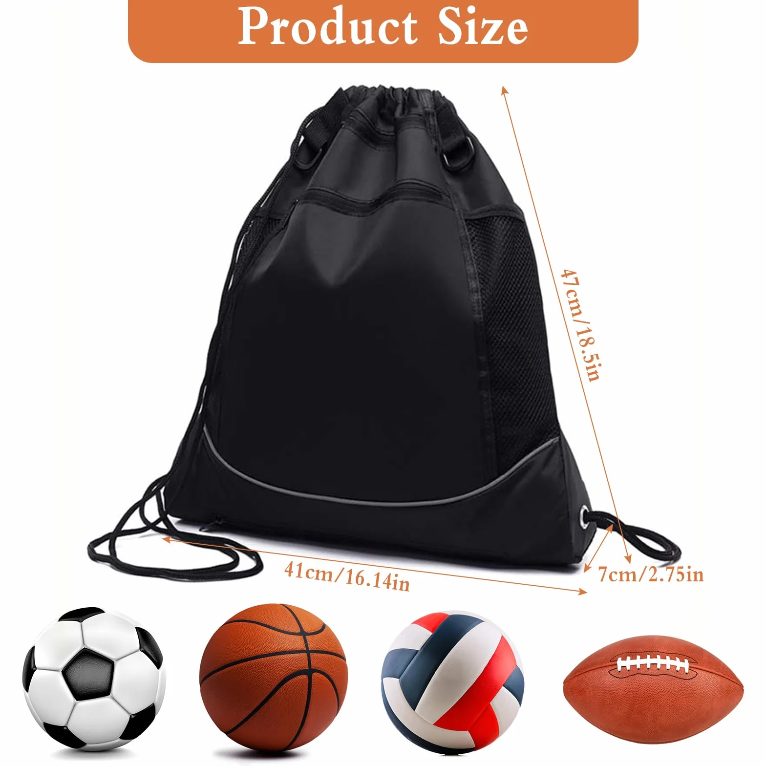 Mochila Baloncesto y Fútbol con Zapatillero para Hombre