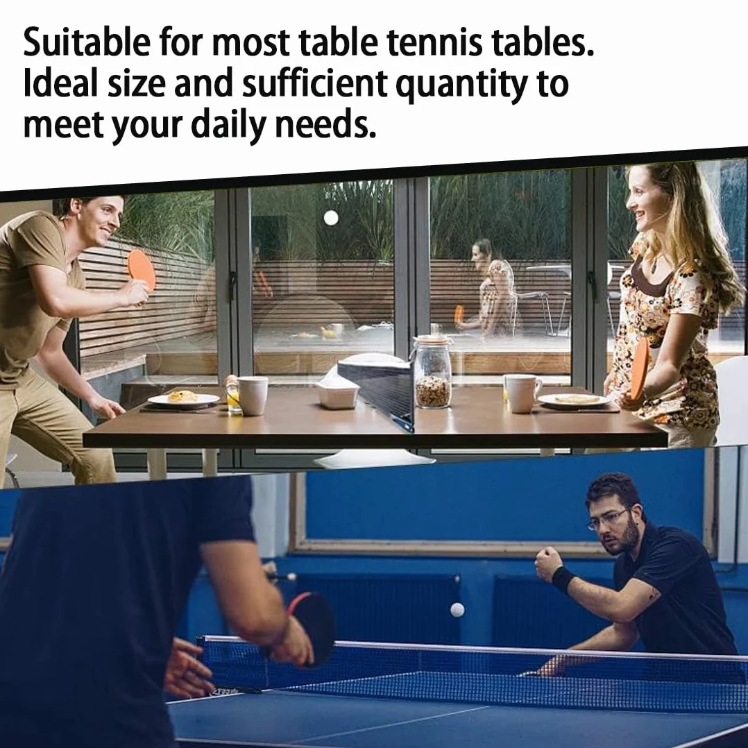Redes de Tenis de Mesa de Repuesto de Poliéster 2 Piezas GXGM