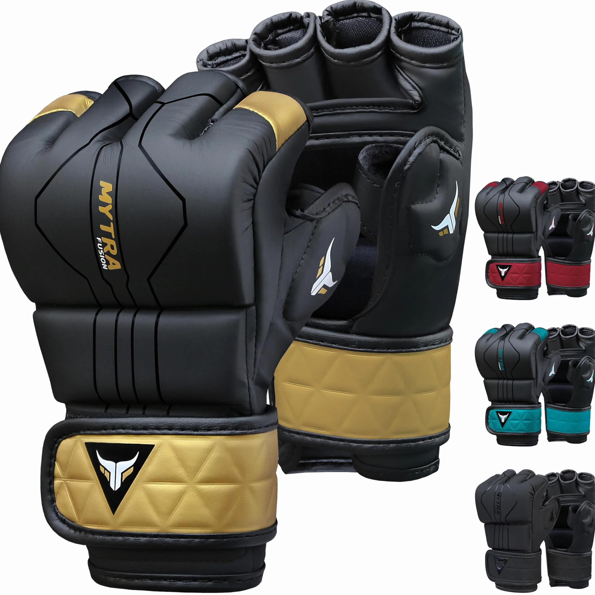 Guantes MMA para Hombre y Mujer – Guantes Sparring Open Palm Transpirables para Kickboxing, Muay Thai, Entrenamiento