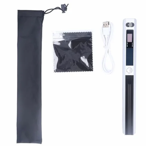 Escáner Portátil 900 PPP con Bolsa de Almacenamiento para Documentos A4, Imágenes