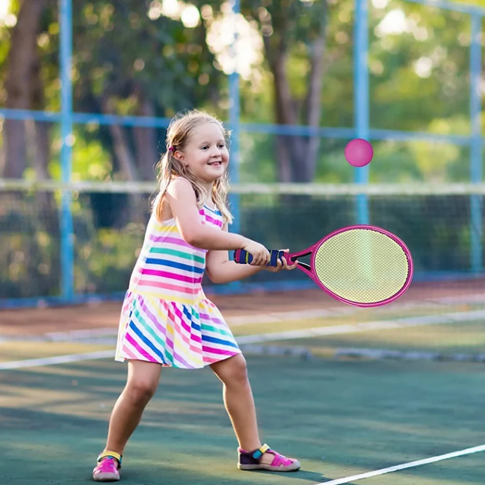 Raqueta Tenis Niños Juguetes Seguros Interactivos al Aire Libre