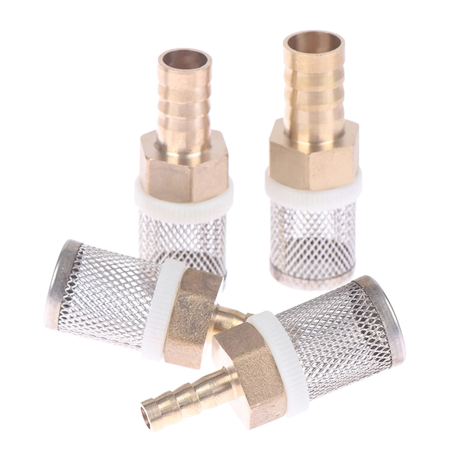 Filtro Flexible de Acero Inoxidable, Filtro de Agua for riego de jardín, Lavado de Autos, Malla de 1,5 mm, latón, Acero Inoxidable, Varios tamaños(8MM)