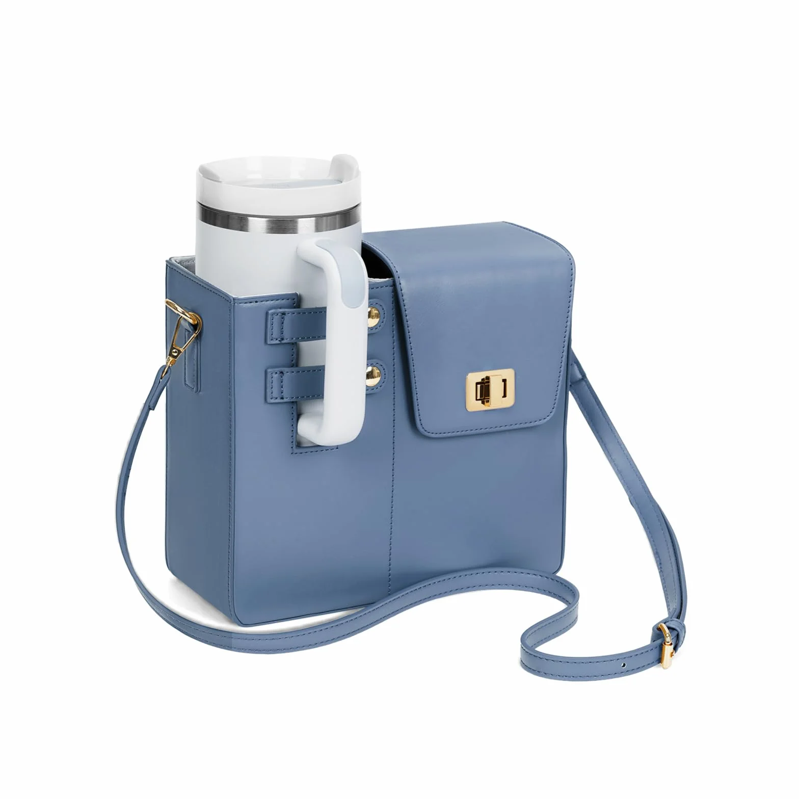 Stanley Sport Bolso de hombro portátil para botellas de agua A06 azul
