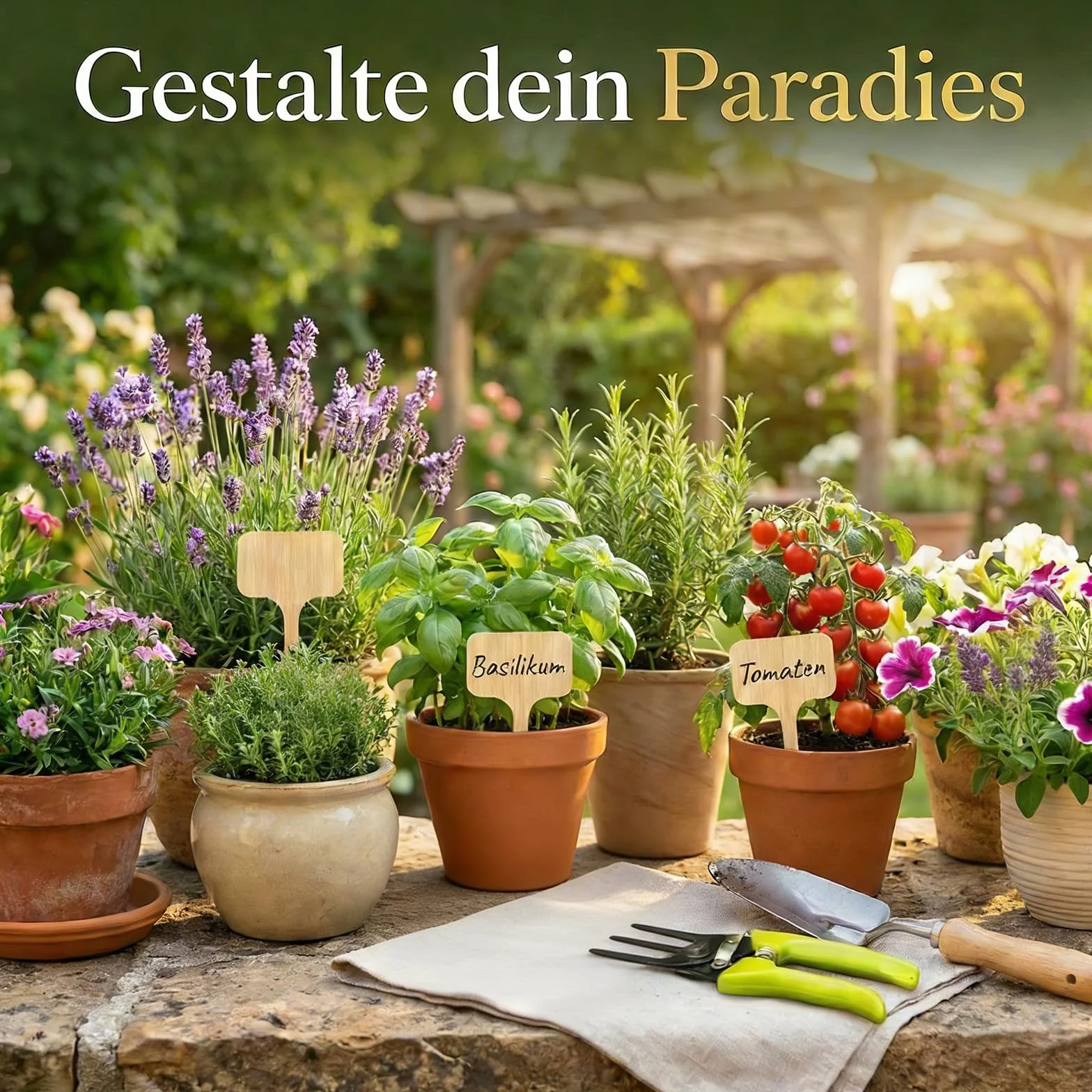 etiquetas plantas etiquetas jardin etiquetas plantas madera etiquetas para escribir etiquetas madera natural - set 40 piezas etiquetas resistentes duraderas lisas para huerto hierbas verduras