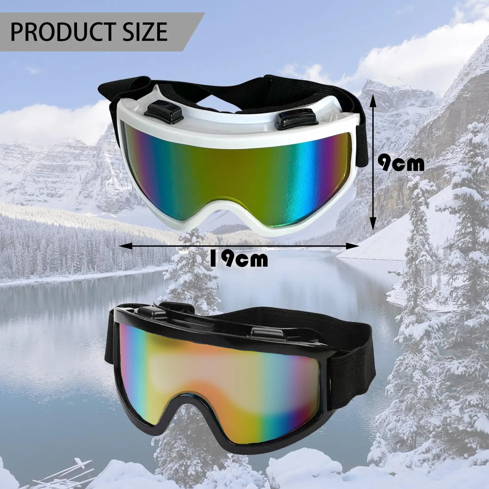 BDSHUNBF Ski Goggles Women Men Snowboard Goggles Windproof Snow Goggles Eyewear Safety Protection