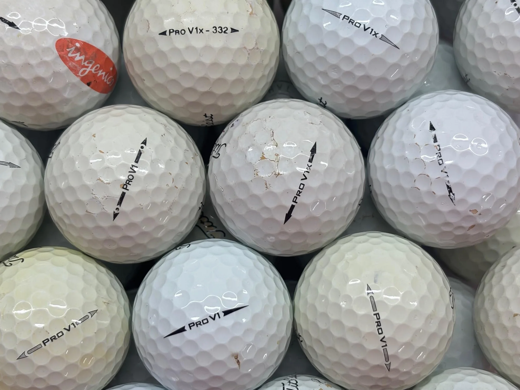 Pelotas de golf Pro V1 Pro V1X Grado B usadas 24 48 100