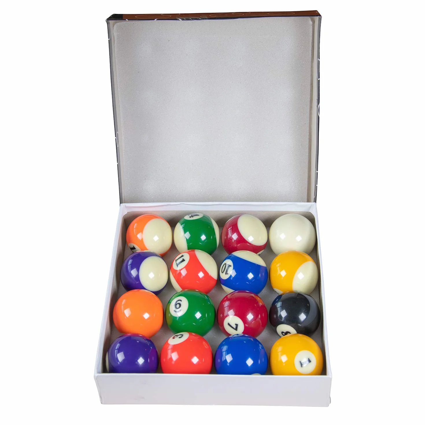 Juego de 16 bolas de billar estadounidense 57 mm 15 bolas numeradas