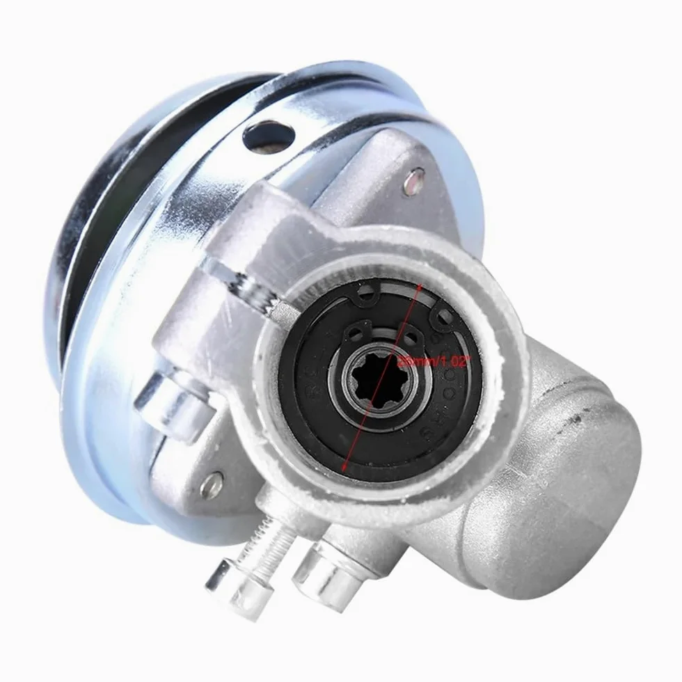26mm 28mm Strimmer Gear Head Gearbox con 7T 9T Dientes para Lawn Mower Replación Equipo de energía Exterior(26MM)