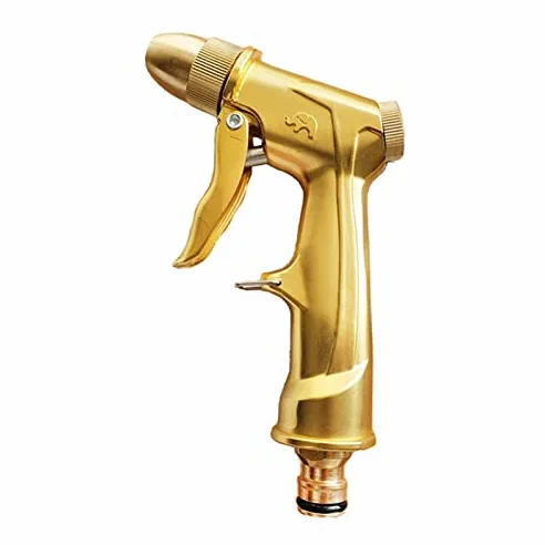 Pistola de agua de alta presión Boquilla ajustable de metal Jardinería Riego Manguera de lavado de autos Pistola de agua Pulverizador de latón Venta directa Pistola de agua de alta presión (Color : Y