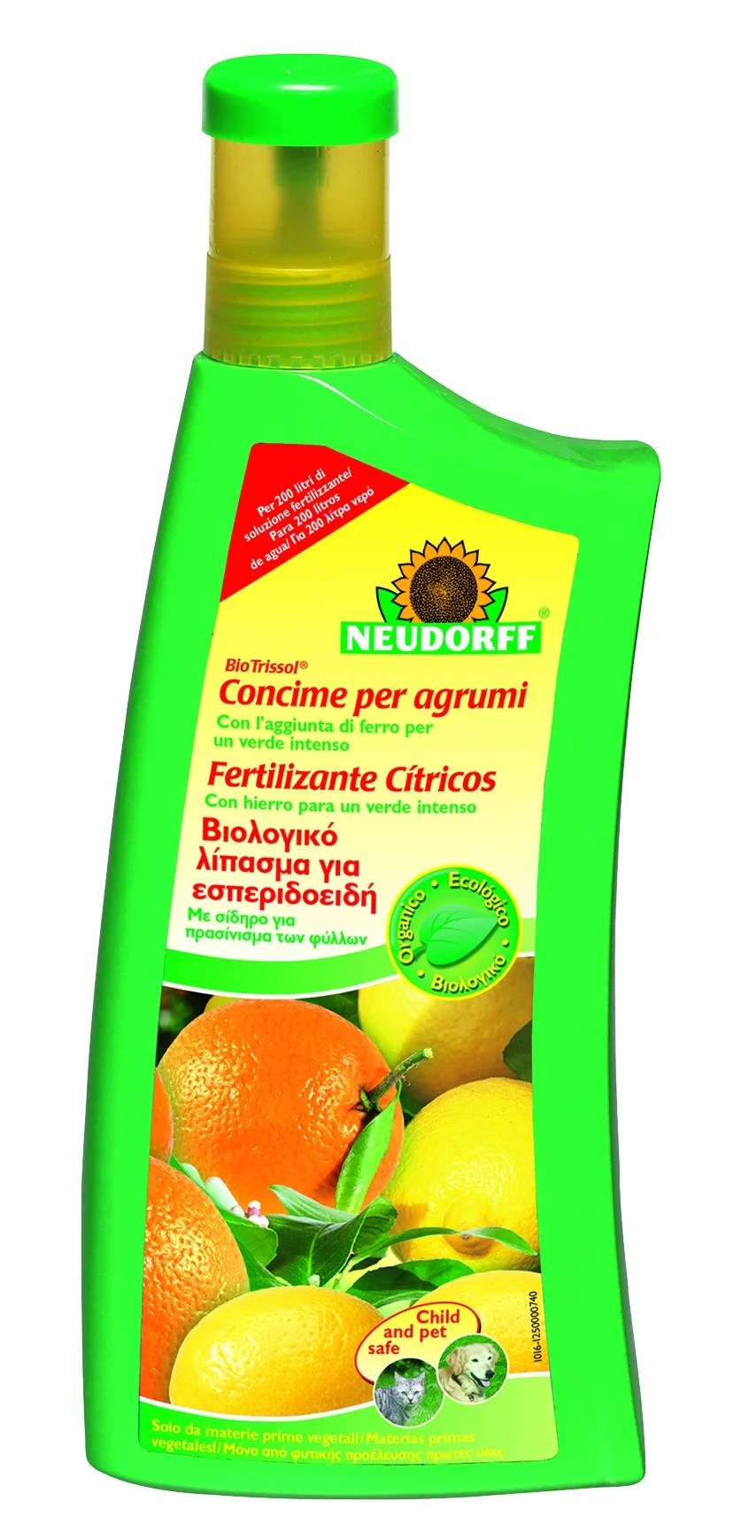 Neudorff BioTrissol - Fertilizante cítricos, 1 l, Color Amarillo