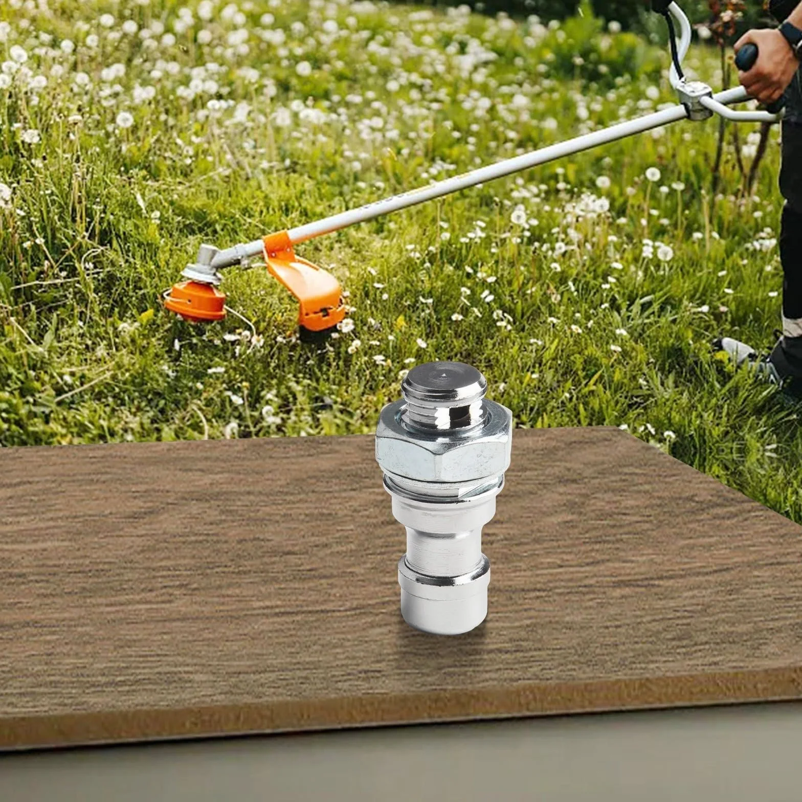 Kit de lavado de cubierta de cortacésped eficiente 737-04003D Accesorio de conexión rápida Boquilla de metal Juego de limpieza para equipos de jardín Stri mmers sopladores de nieve