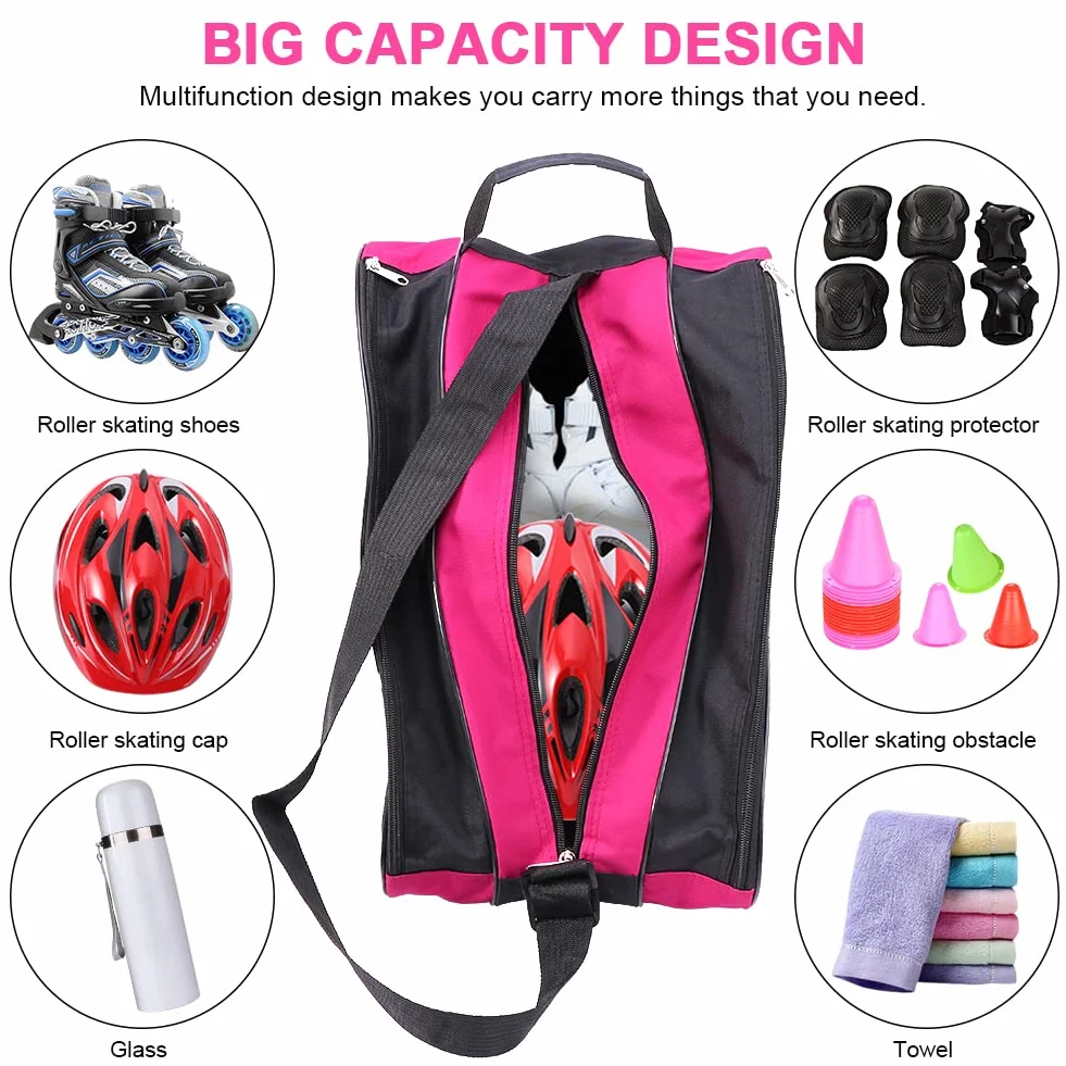 Bolsa de transporte de tela Oxford para patines de ruedas