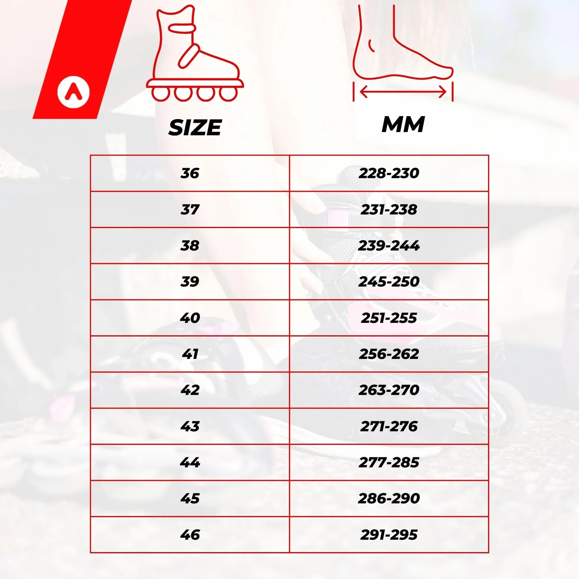 ATTABO Patines en Línea Cyclone Fitness ABEC-7 82A TPR 36-46 EU