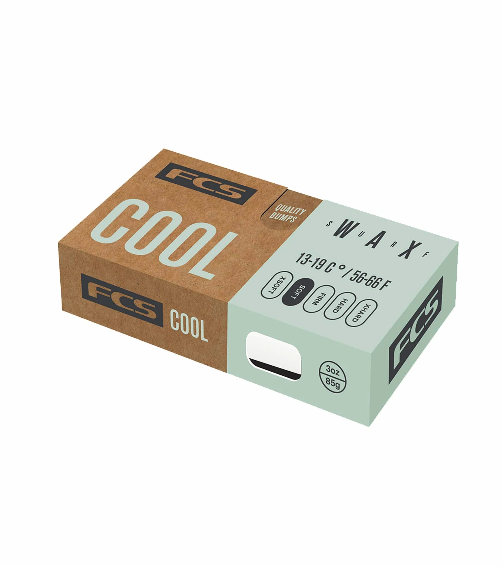 FCS Surf Wax Cool Blanco - Cera de Surf