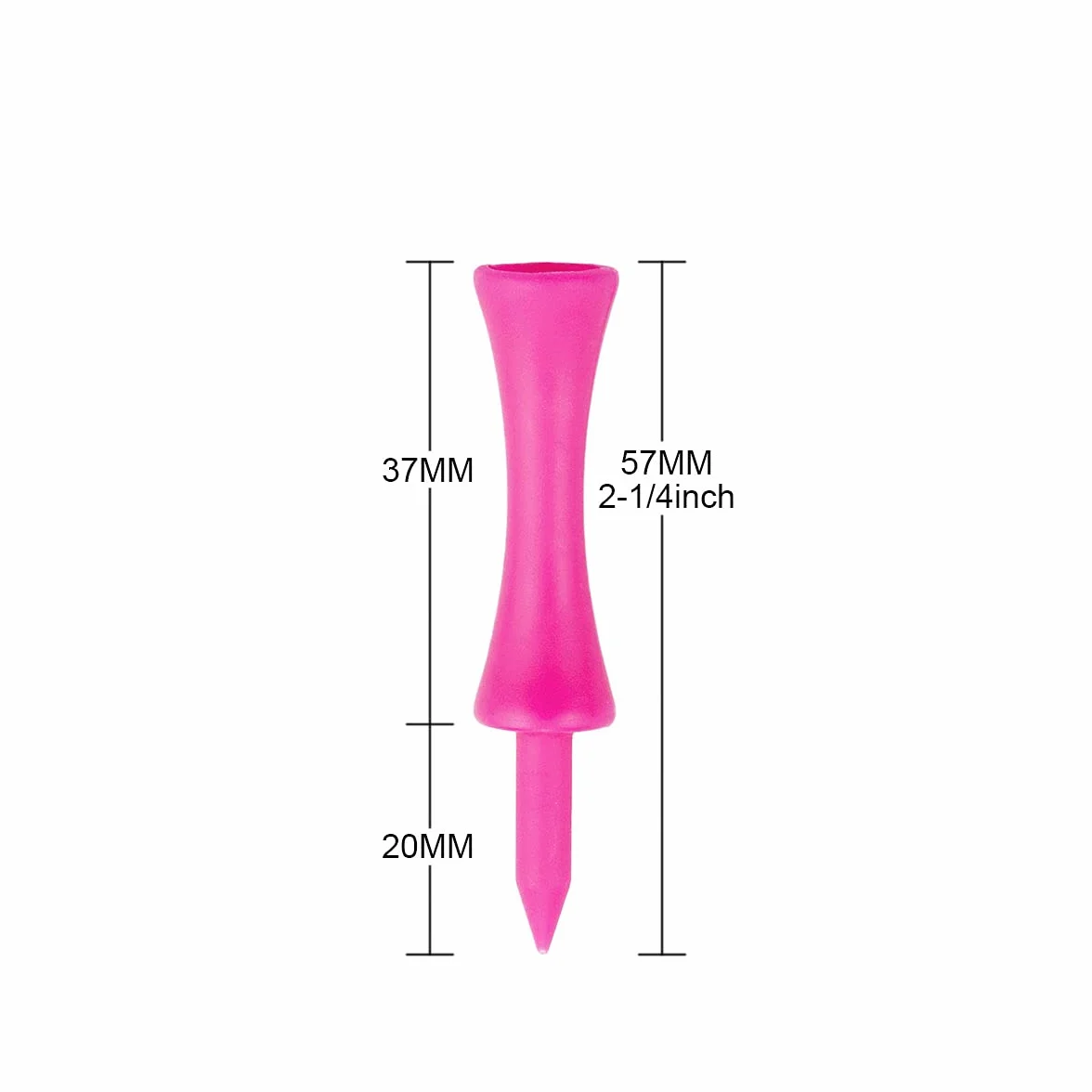 Castle Golf Tees Plastic 57mm