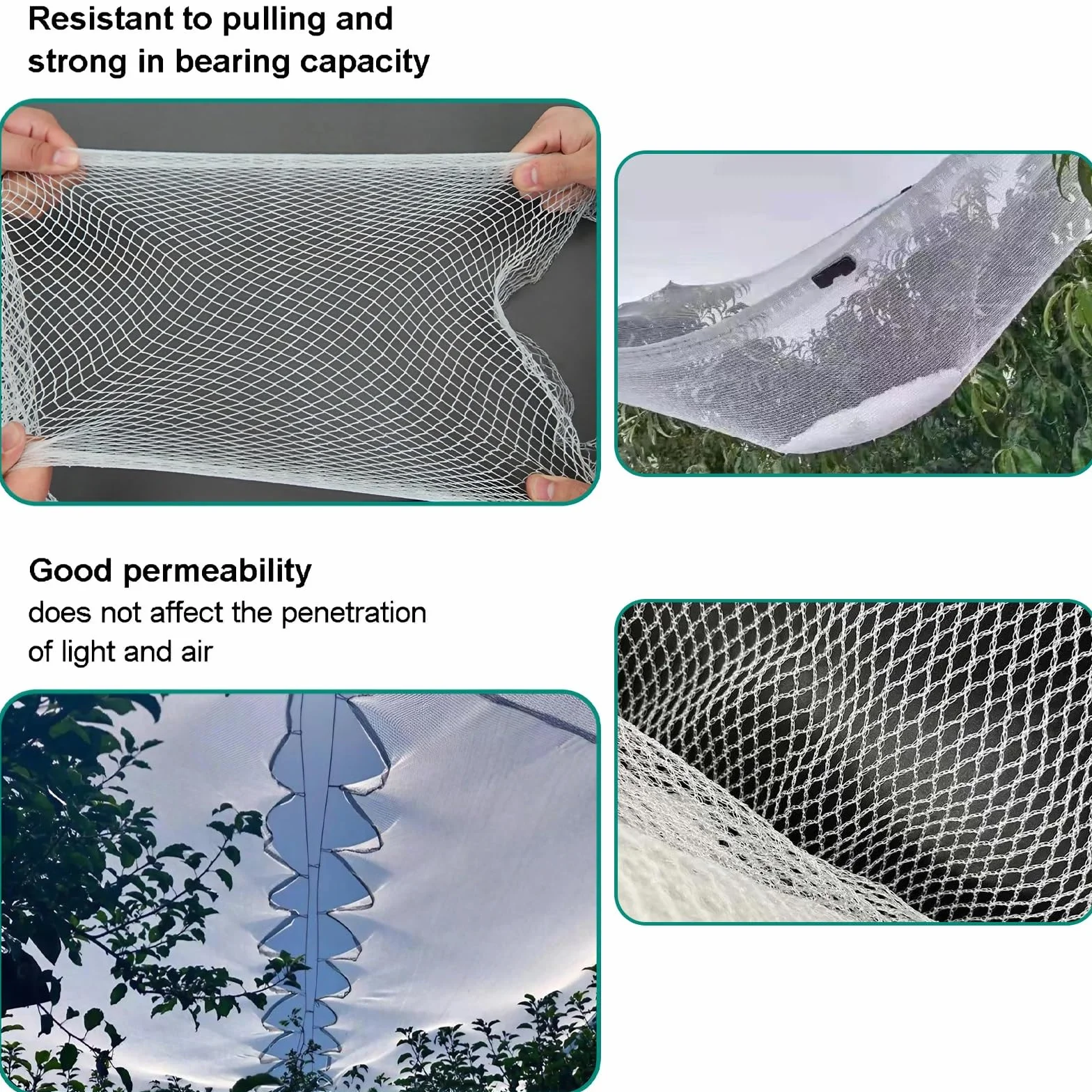 Malla antigranizo Resistente a los Rayos UV, Malla de 5 mm, protección contra Aves para Jardines, huertos y protección de Plantas, 3x10 m.