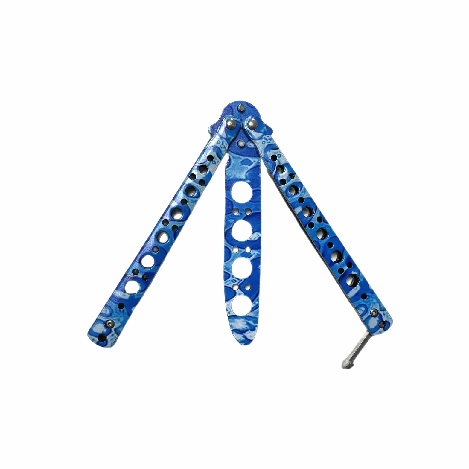 Cuchillo de entrenamiento de mariposas sin afilar para principiantes
