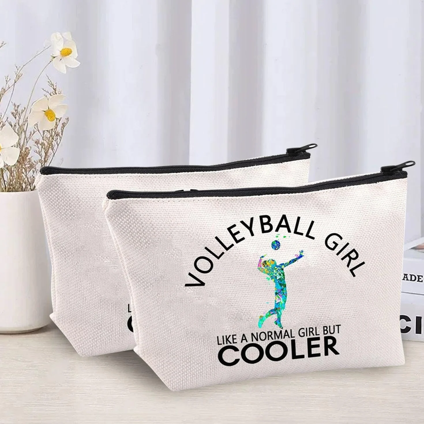 Bolsa de Almacenamiento de Voleibol Portátil de Lona para Mujeres