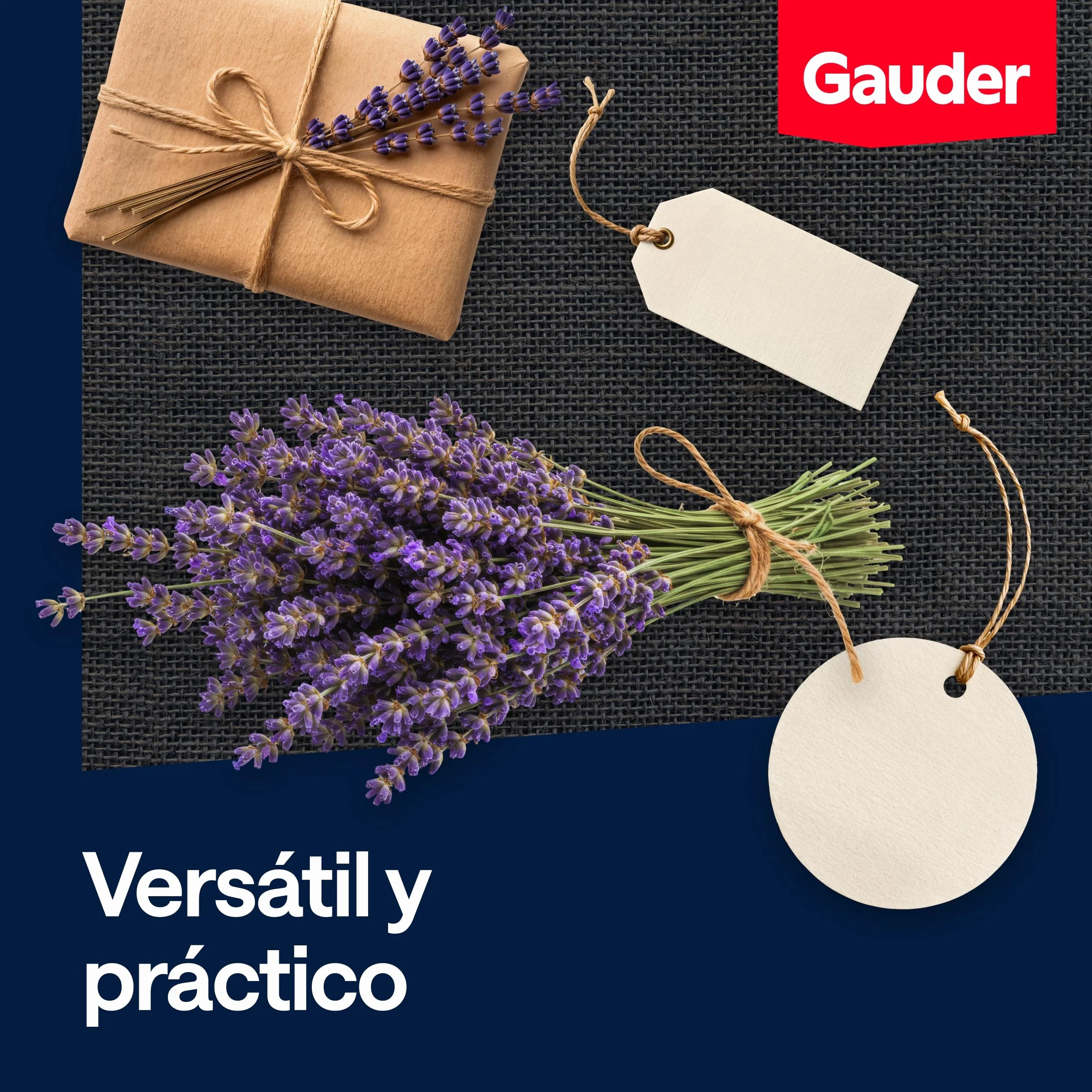 GAUDER Cordel de Yute Natural (100 m x 2 mm) – Hilo de jardín & ataduras para Plantas – Cuerda para macramé & Manualidades – Cordel de Embalaje – Decoración Natural