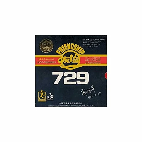 Friendship 729 FX Super Goma para tenis de mesa 2 mm negro