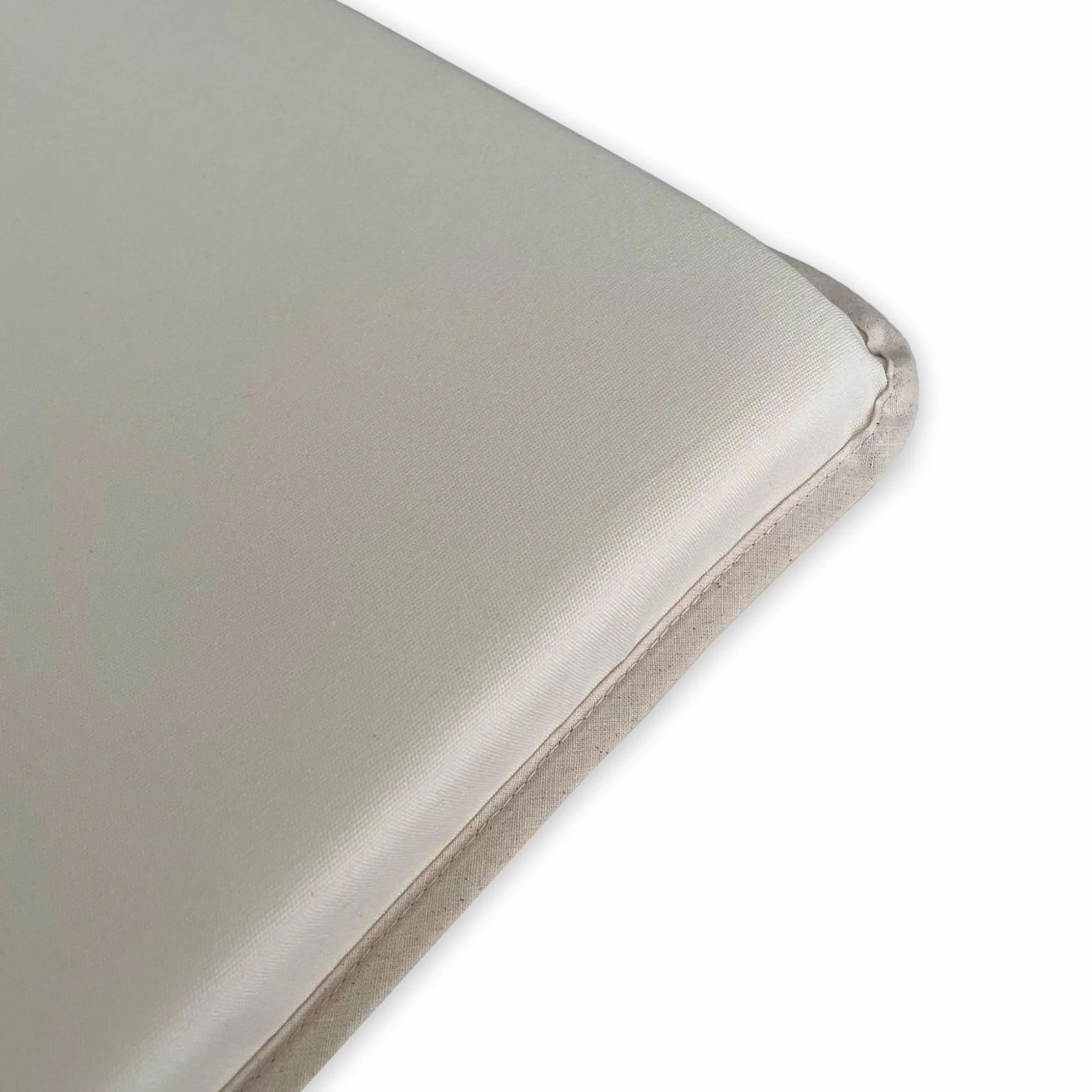 Il Tuo Artigiano Design Cojín impermeable para balancín de jardín de 3 plazas – Colchón para balancín de jardín, fabricado en Italia, resistente a los rayos UV (crema, 3 plazas plus – 155 x 55 cm)
