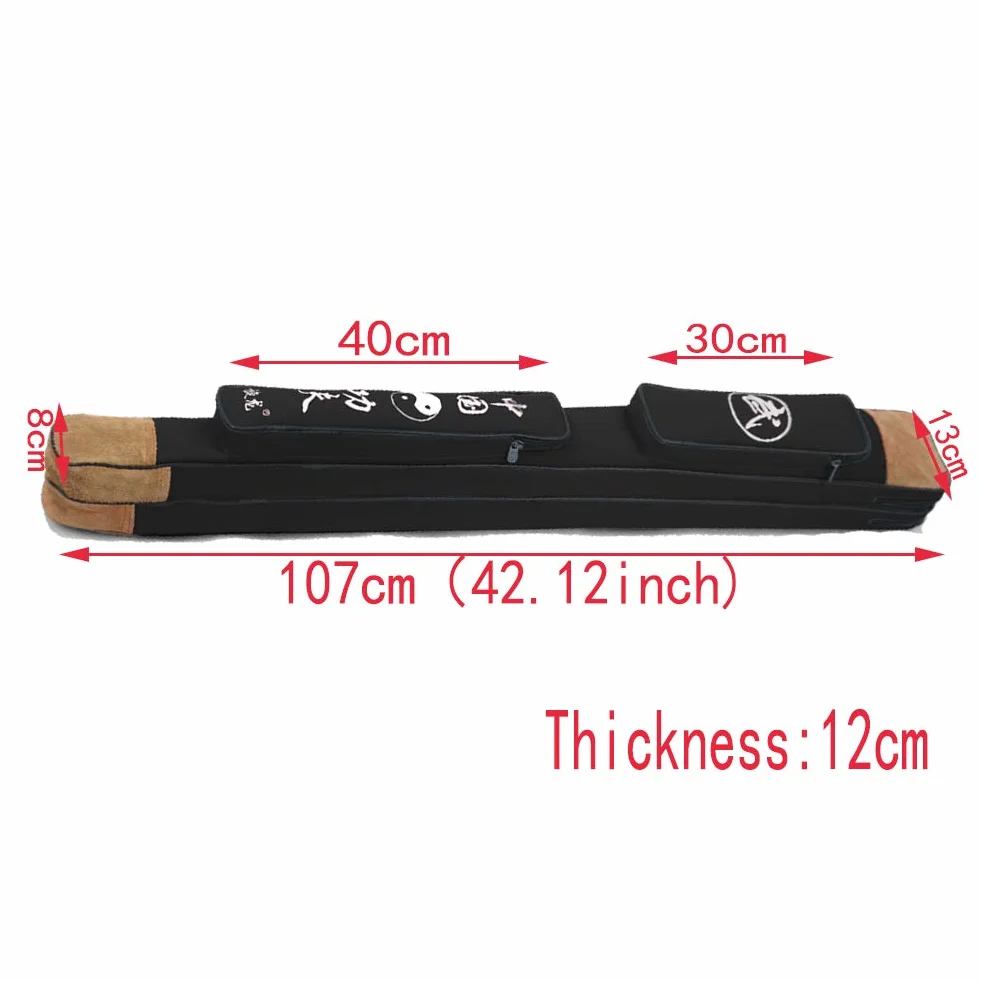 Funda impermeable para espadas Taiji bambú doble capa con correa